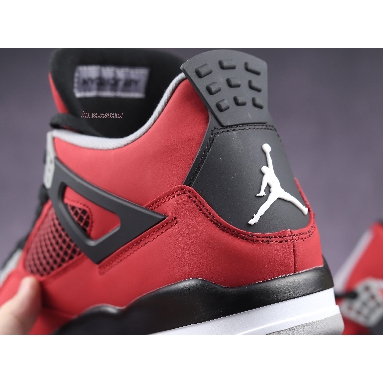 Air Jordan 4 Retro Toro Bravo 308497-603 Fire Red/White-Black-Cement Grey Mens Womens Shoes