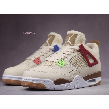 Air Jordan 4 Retro GS Where The Wild Things Are DH0572-264 Sail/University Red/Hemp/Barely Volt Sneakers