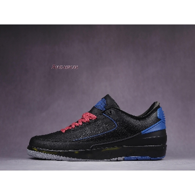 Off-White x Air Jordan 2 Retro Low SP Black Varsity Royal DJ4375-004 Black/Varsity Royal Mens Womens Shoes