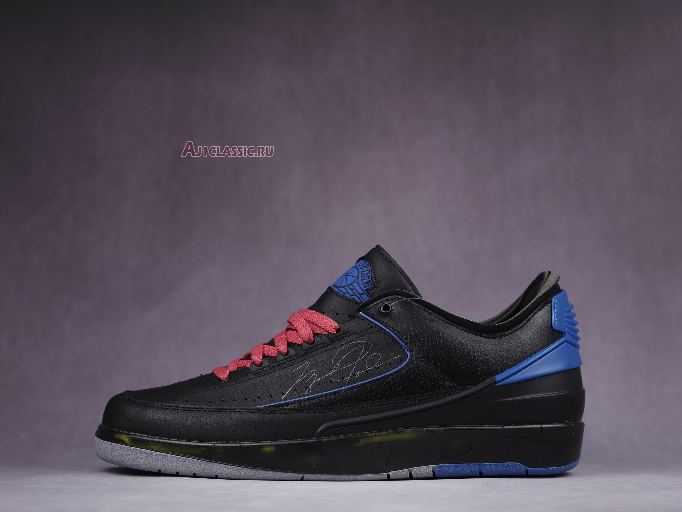 New Off-White x Air Jordan 2 Retro Low SP "Black Varsity Royal" DJ4375-004 Shoes