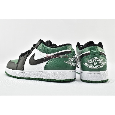 Air Jordan 1 Low Green Toe 553558-371 Noble Green/Pollen/White/Black Sneakers