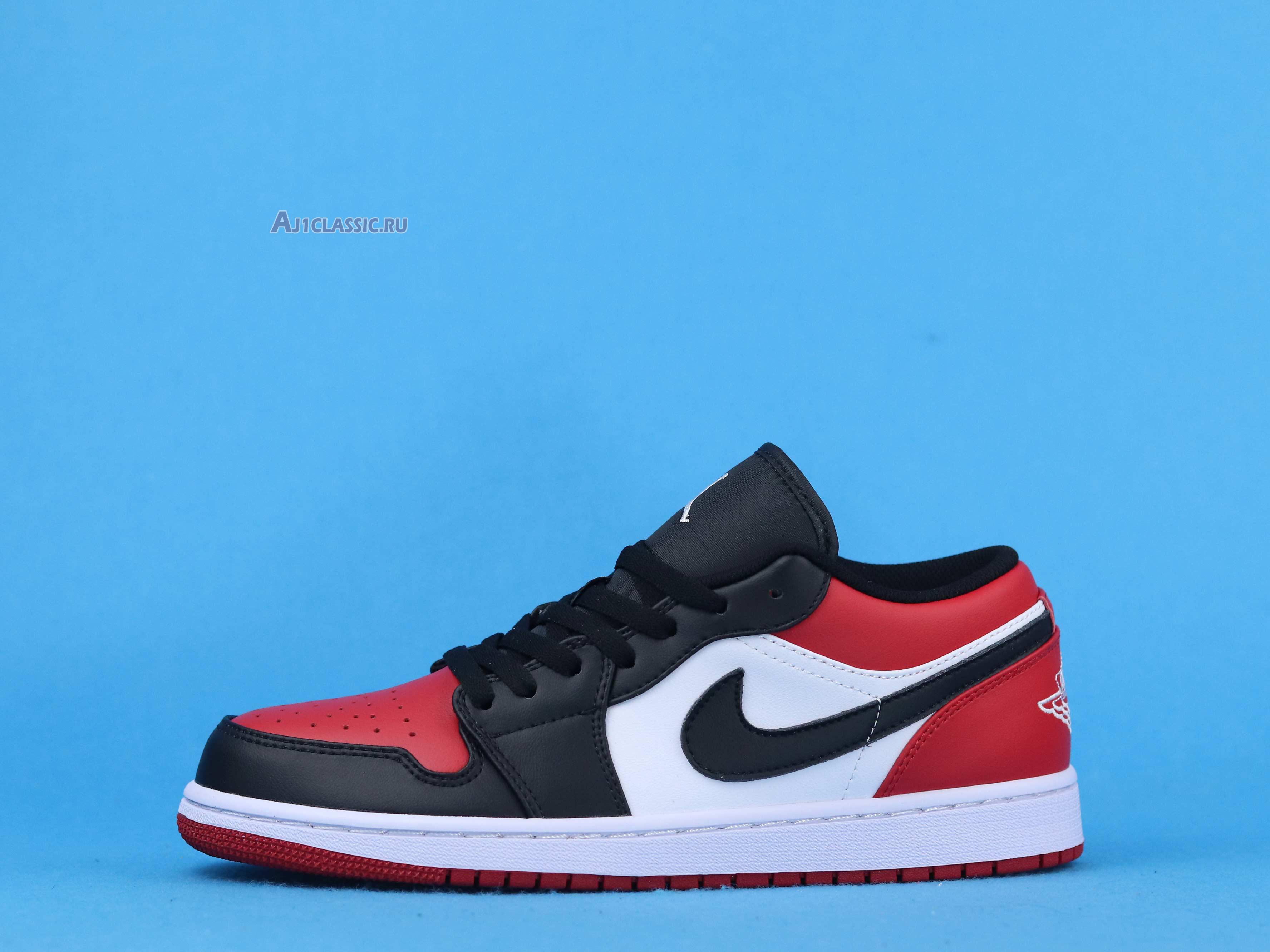 New Air Jordan 1 Low "Bred Toe" 553558-612 Shoes