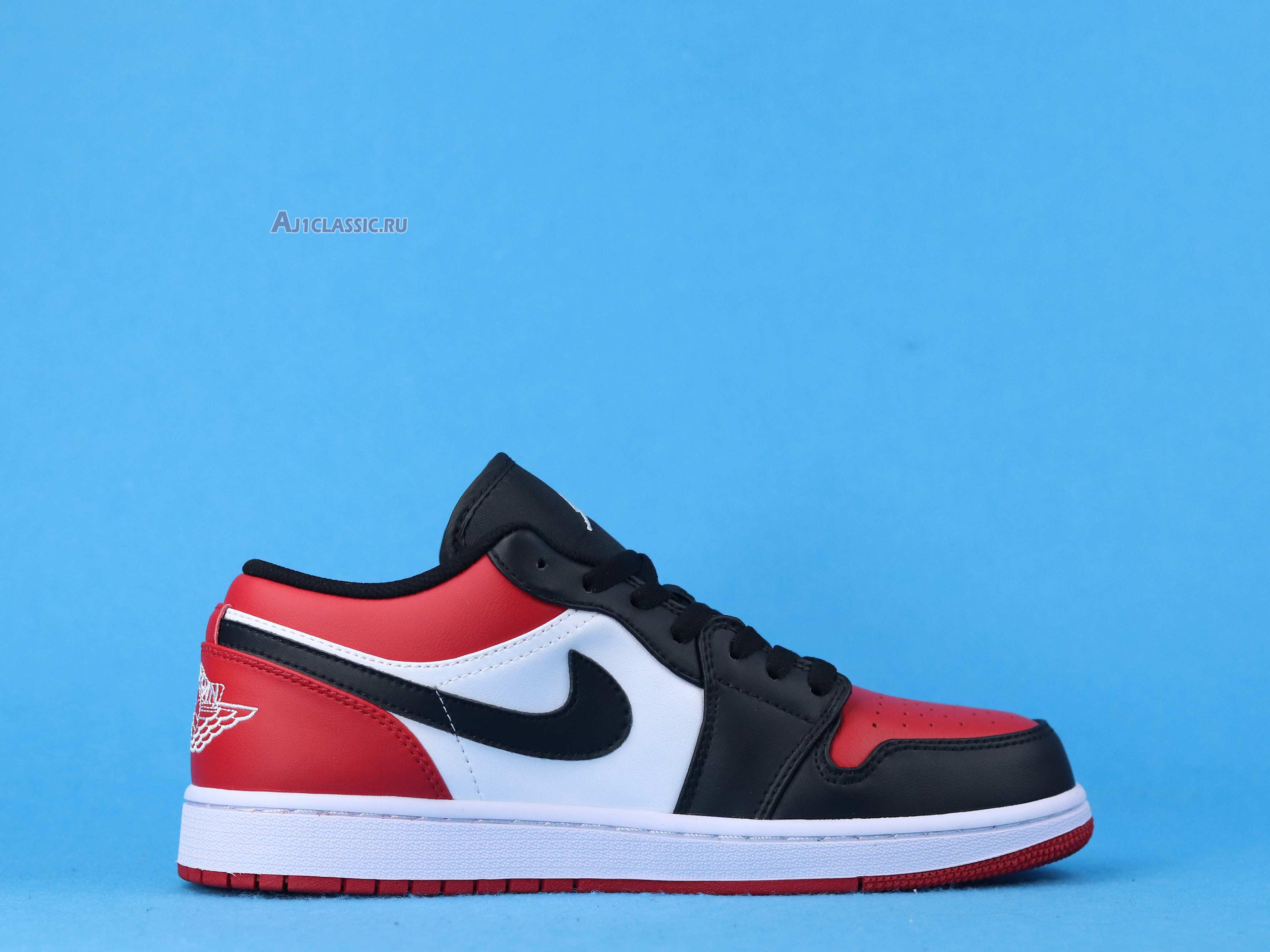 Air Jordan 1 Low "Bred Toe" 553558-612