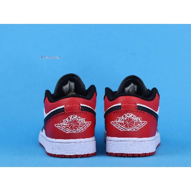 Air Jordan 1 Low Bred Toe 553558-612 Gym Red/Black/White Mens Womens Shoes