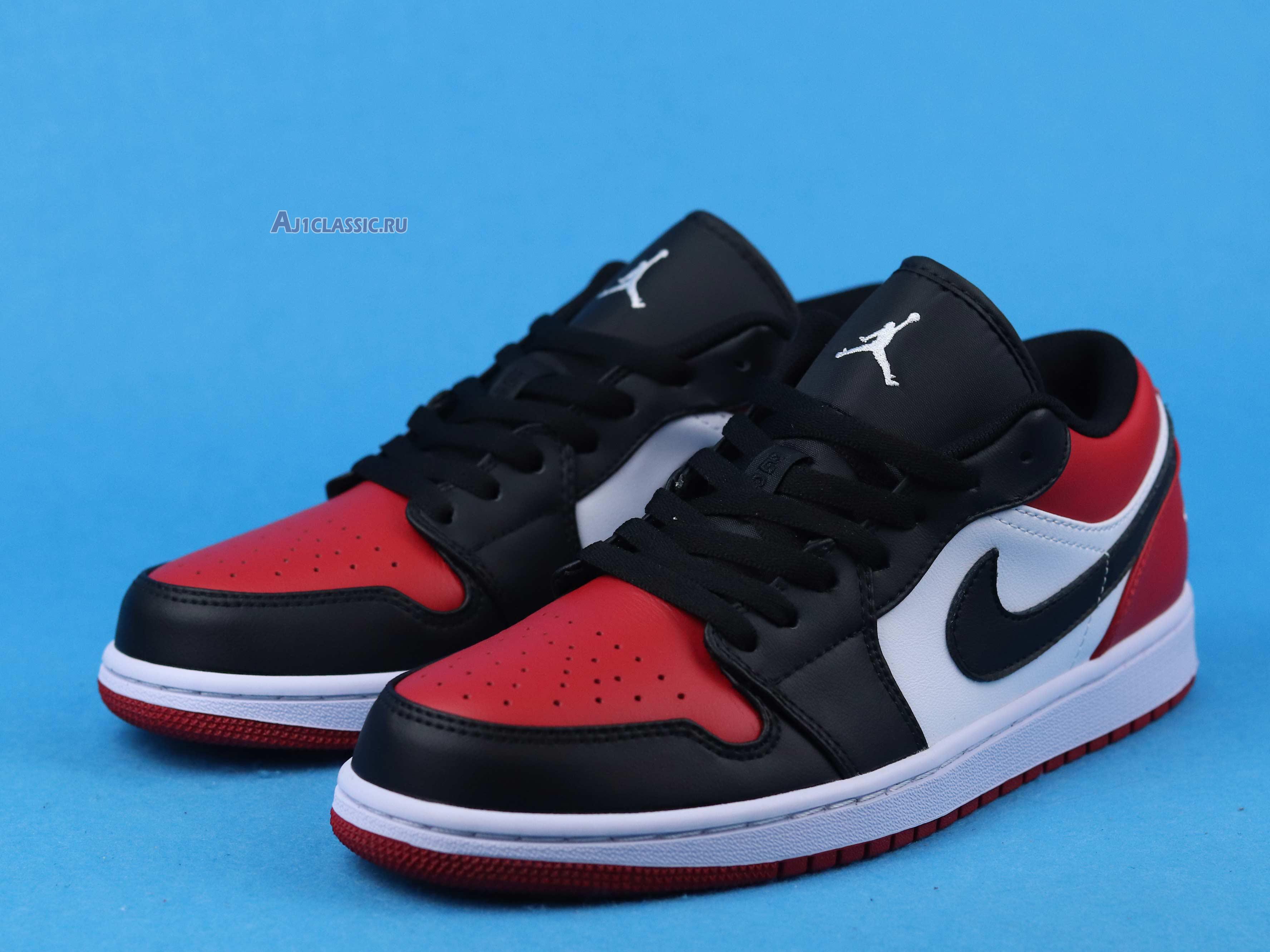 Air Jordan 1 Low "Bred Toe" 553558-612