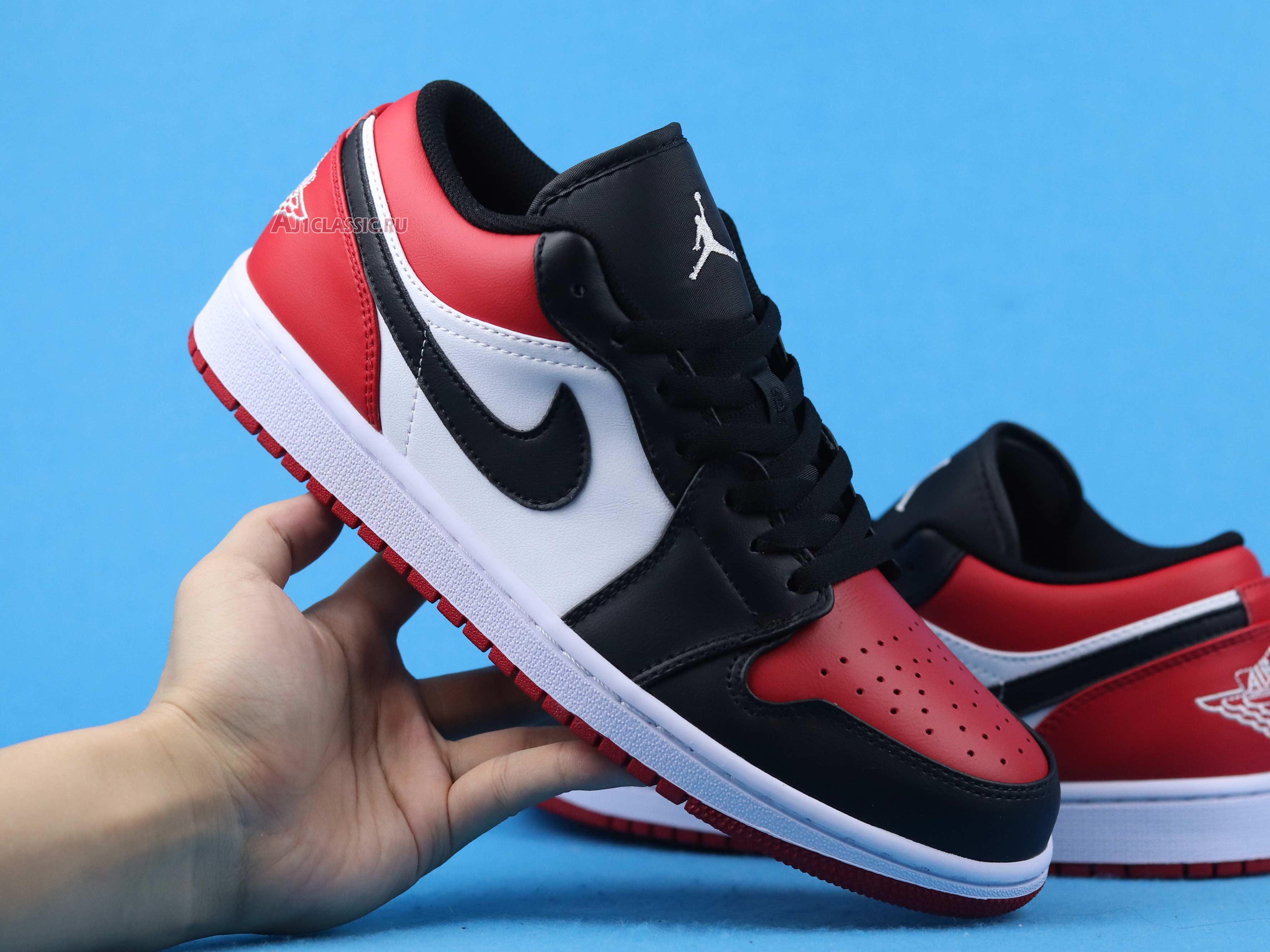 Air Jordan 1 Low "Bred Toe" 553558-612