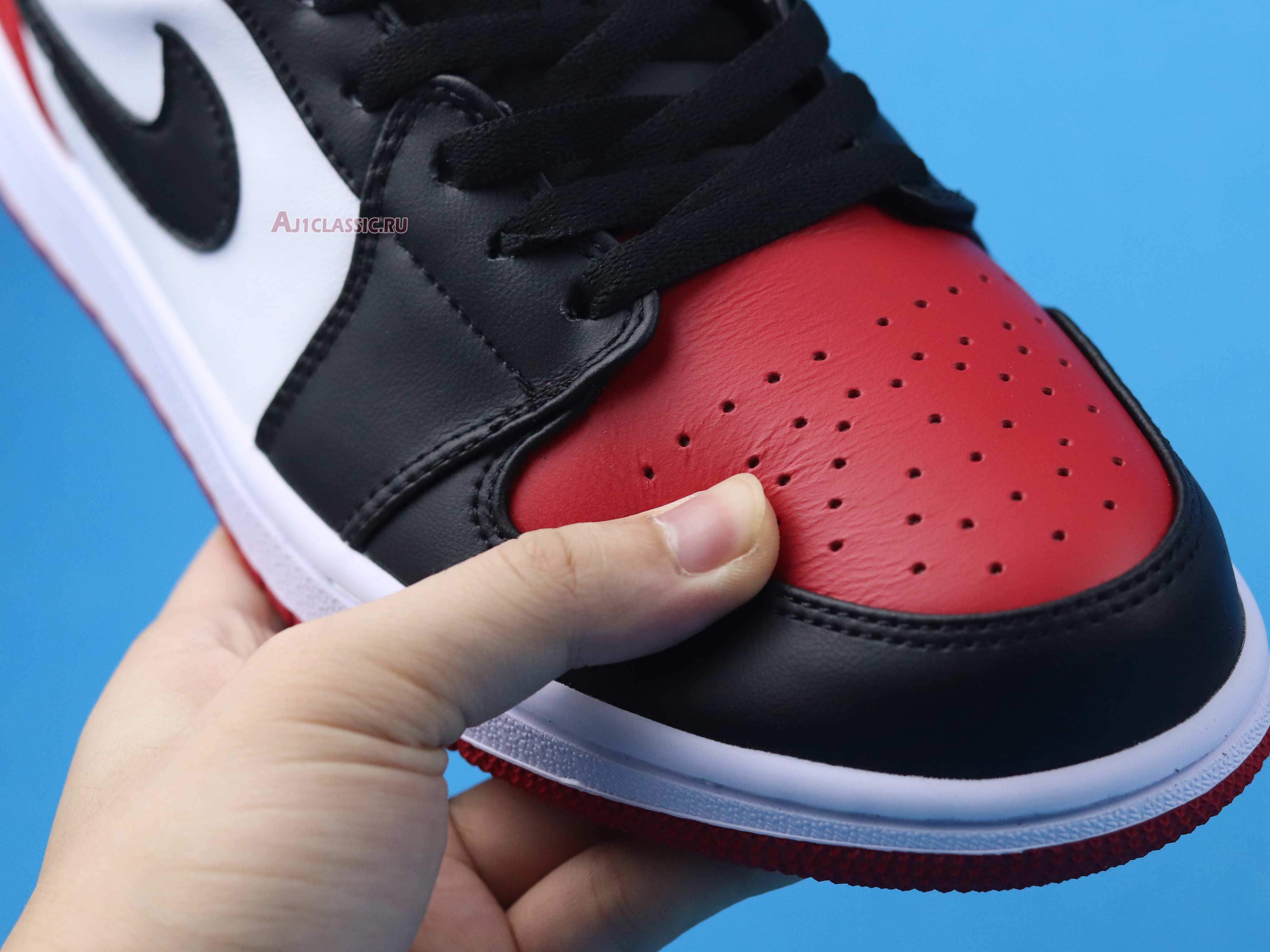 Air Jordan 1 Low "Bred Toe" 553558-612