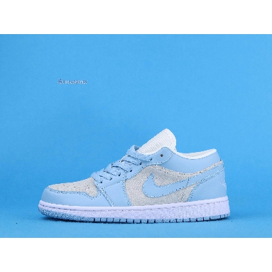 Air Jordan 1 Low University Blue DC0774-050 Football Grey/Aluminum/White Mens Womens Shoes