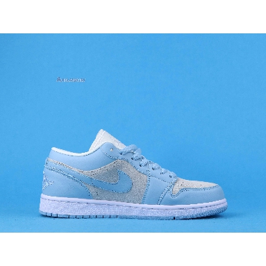 Air Jordan 1 Low University Blue DC0774-050 Football Grey/Aluminum/White Sneakers