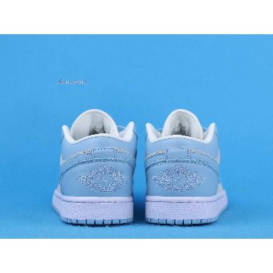 Air Jordan 1 Low University Blue DC0774-050 Football Grey/Aluminum/White Mens Womens Shoes