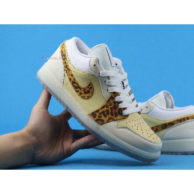 Air Jordan 1 Low SNKRS Day DN6998-700 Lemon Drop/Wheat/Lemon Chiffon Sneakers