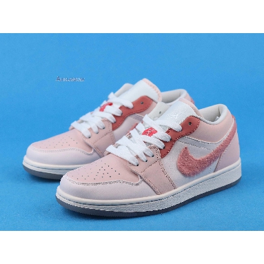 Air Jordan 1 Low SE Mighty Swooshers DM5443-666 Light Soft Pink/Pink Salt Sneakers