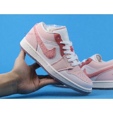 Air Jordan 1 Low SE Mighty Swooshers DM5443-666 Light Soft Pink/Pink Salt Sneakers