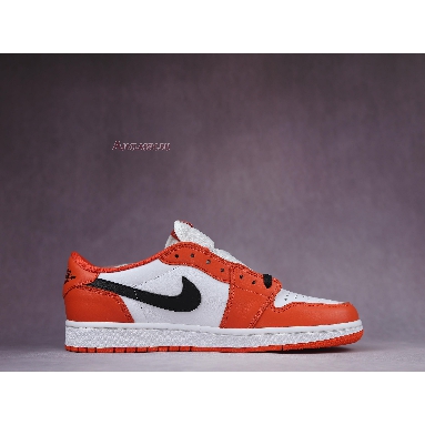 Air Jordan 1 Low OG Shattered Backboard CZ0790-801 Orange/Black-White Sneakers