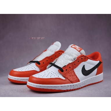 Air Jordan 1 Low OG Shattered Backboard CZ0790-801 Orange/Black-White Sneakers