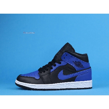 Air Jordan 1 Mid Hyper Royal 554724-077 Black/Hyper Royal/White Sneakers