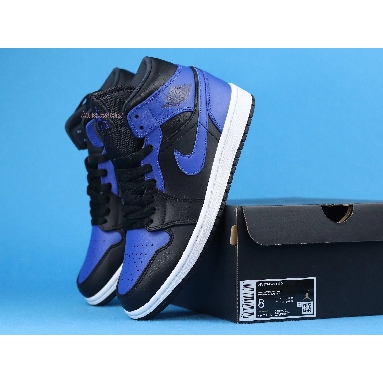 Air Jordan 1 Mid Hyper Royal 554724-077 Black/Hyper Royal/White Sneakers