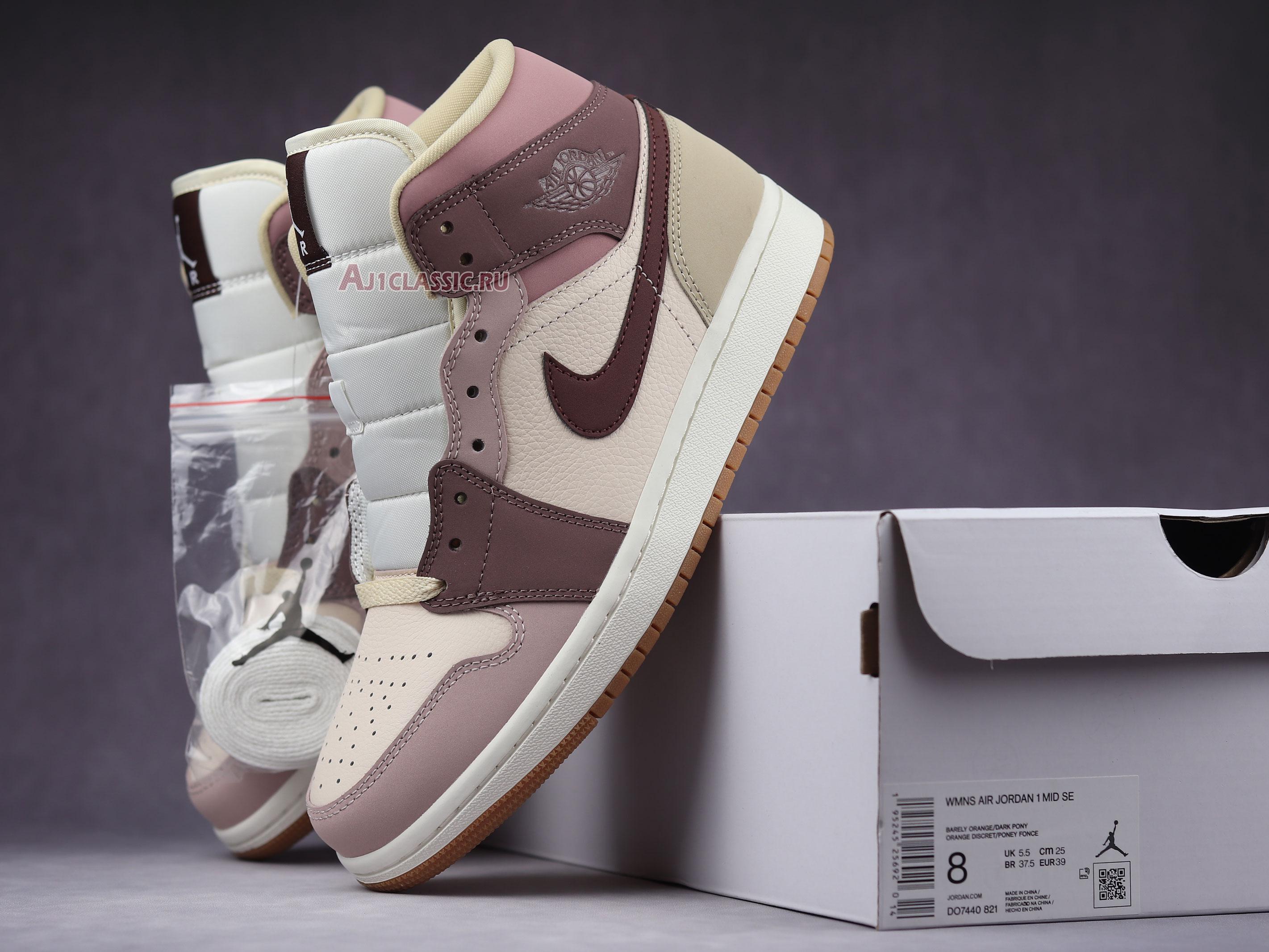 Air Jordan 1 Mid SE "Dark Pony Smoky Mauve" DO7440-821