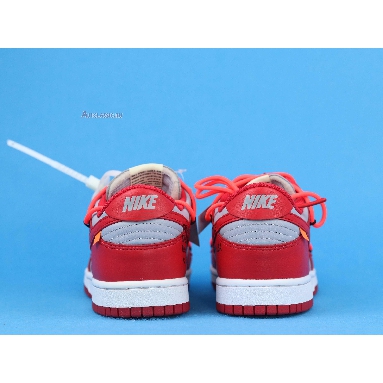 Off-White x Nike Dunk Low University Red CT0856-600-02 University Red/University Red/Wolf GreyUniversity Red/University Red/Wolf Grey Mens Womens Shoes