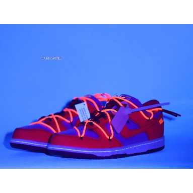 Off-White x Nike Dunk Low University Red CT0856-600-02 University Red/University Red/Wolf GreyUniversity Red/University Red/Wolf Grey Mens Womens Shoes