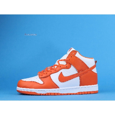 Nike Dunk High SP Syracuse 2021 DD1399-101 White/Orange Blaze Mens Womens Shoes