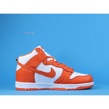 Nike Dunk High SP Syracuse 2021 DD1399-101 White/Orange Blaze Mens Womens Shoes