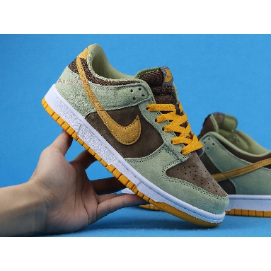 Nike Dunk Low Dusty Olive DH5360-300 Dusty Olive/Pro Gold Mens Womens Shoes