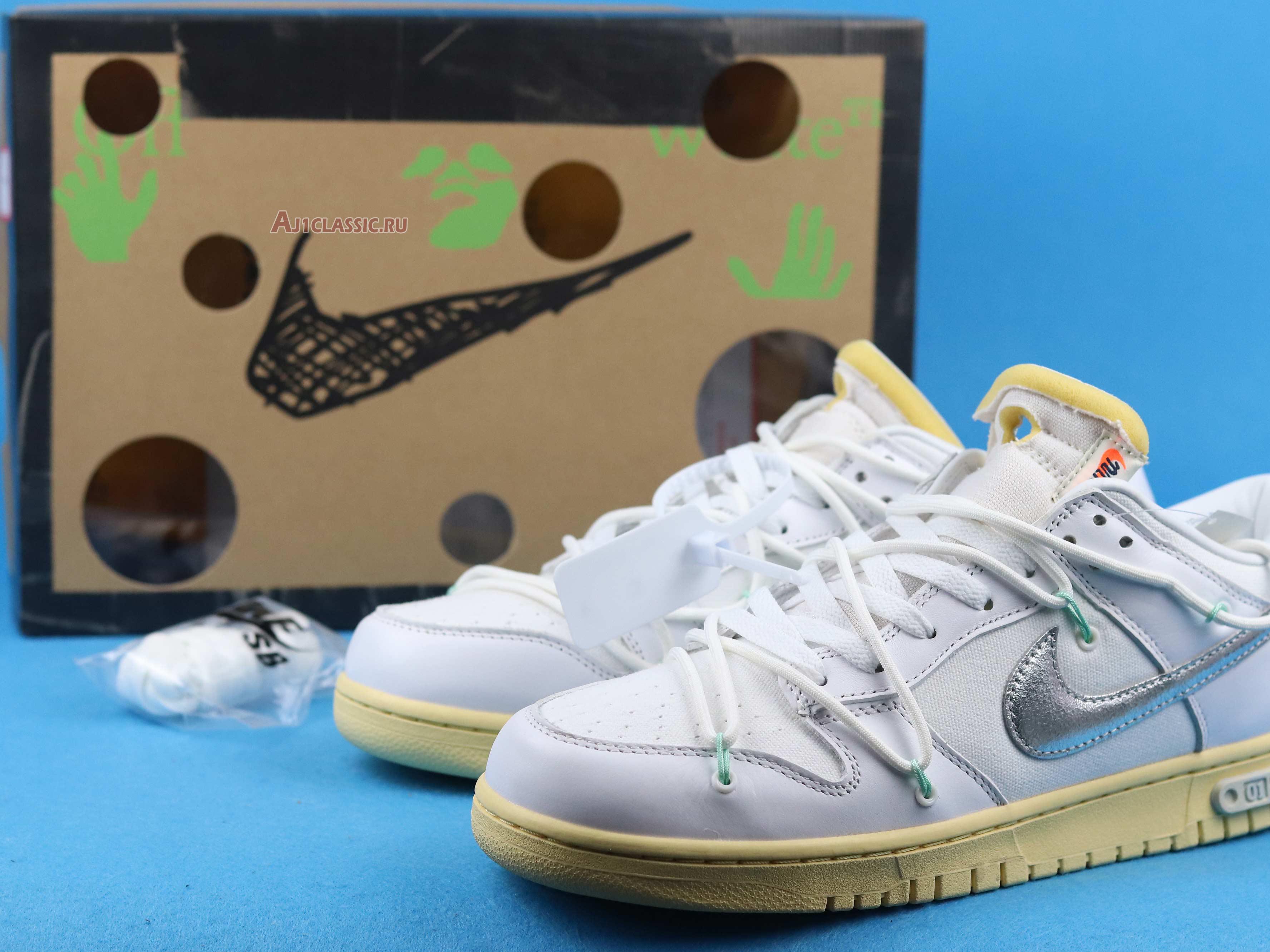 New Off-White x Nike Dunk Low "Lot 01 of 50" DM1602-127 Shoes