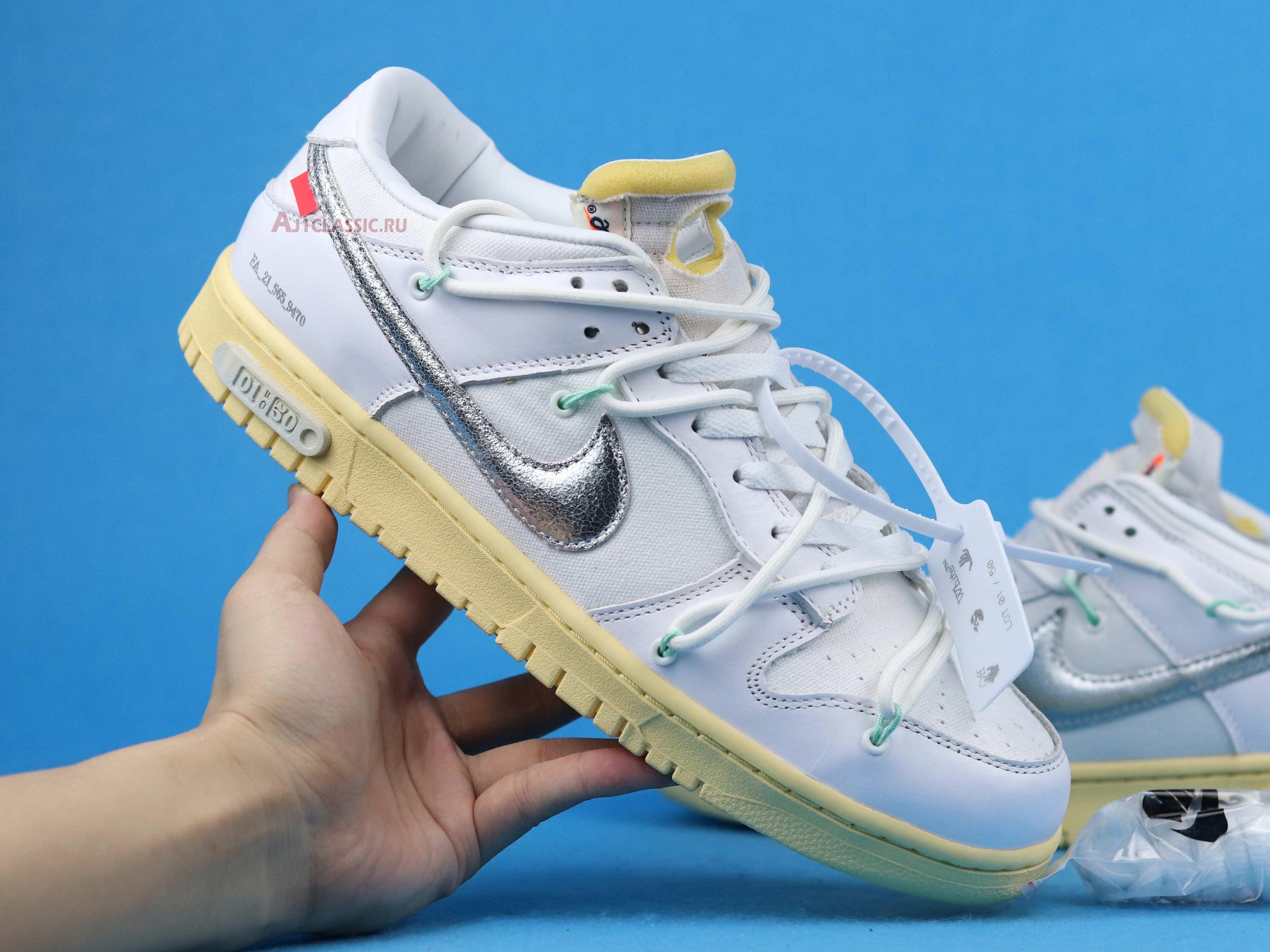 New Off-White x Nike Dunk Low "Lot 01 of 50" DM1602-127 Shoes