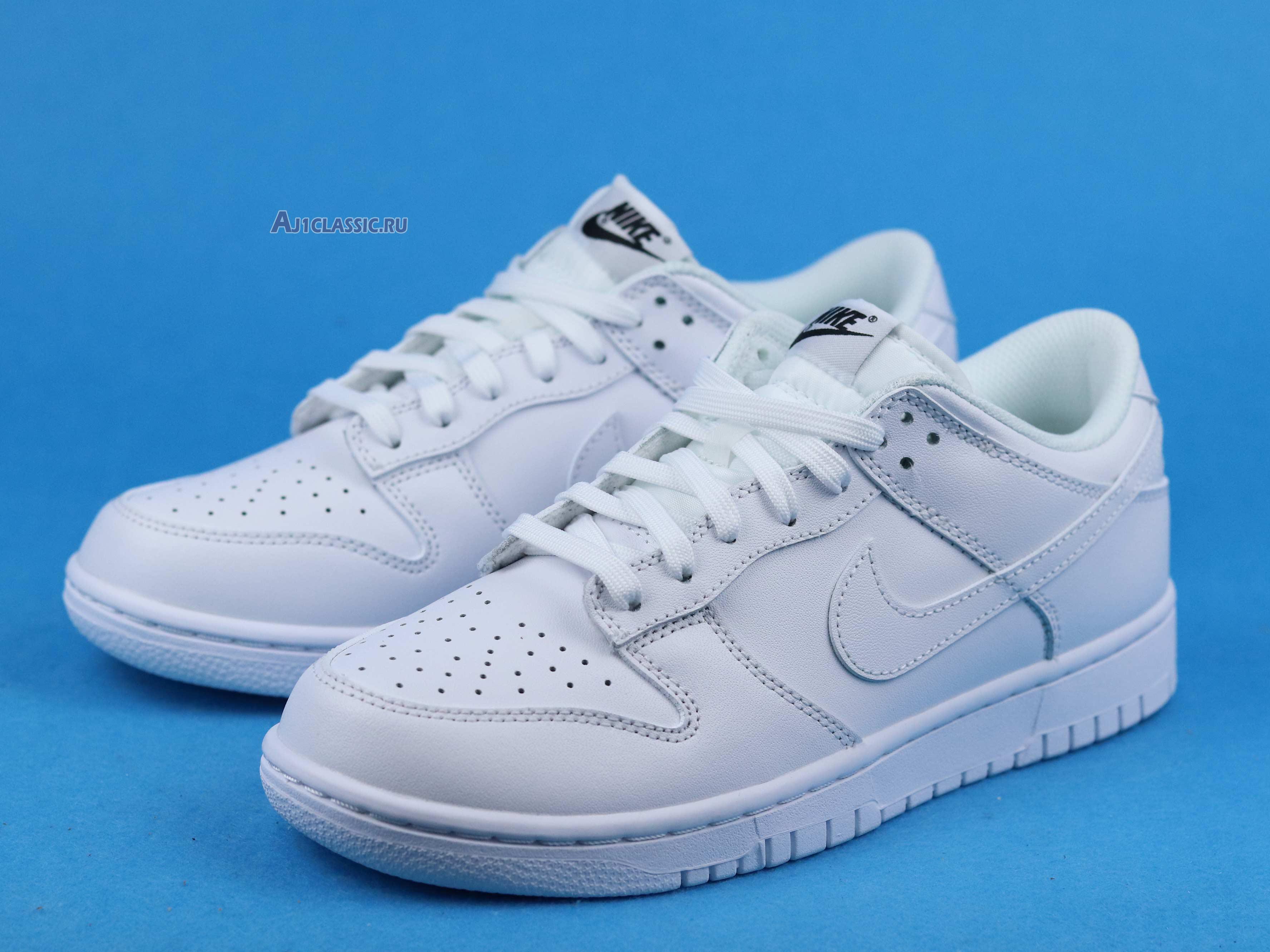 New Nike Dunk Low "Triple White" DD1503-109 Shoes