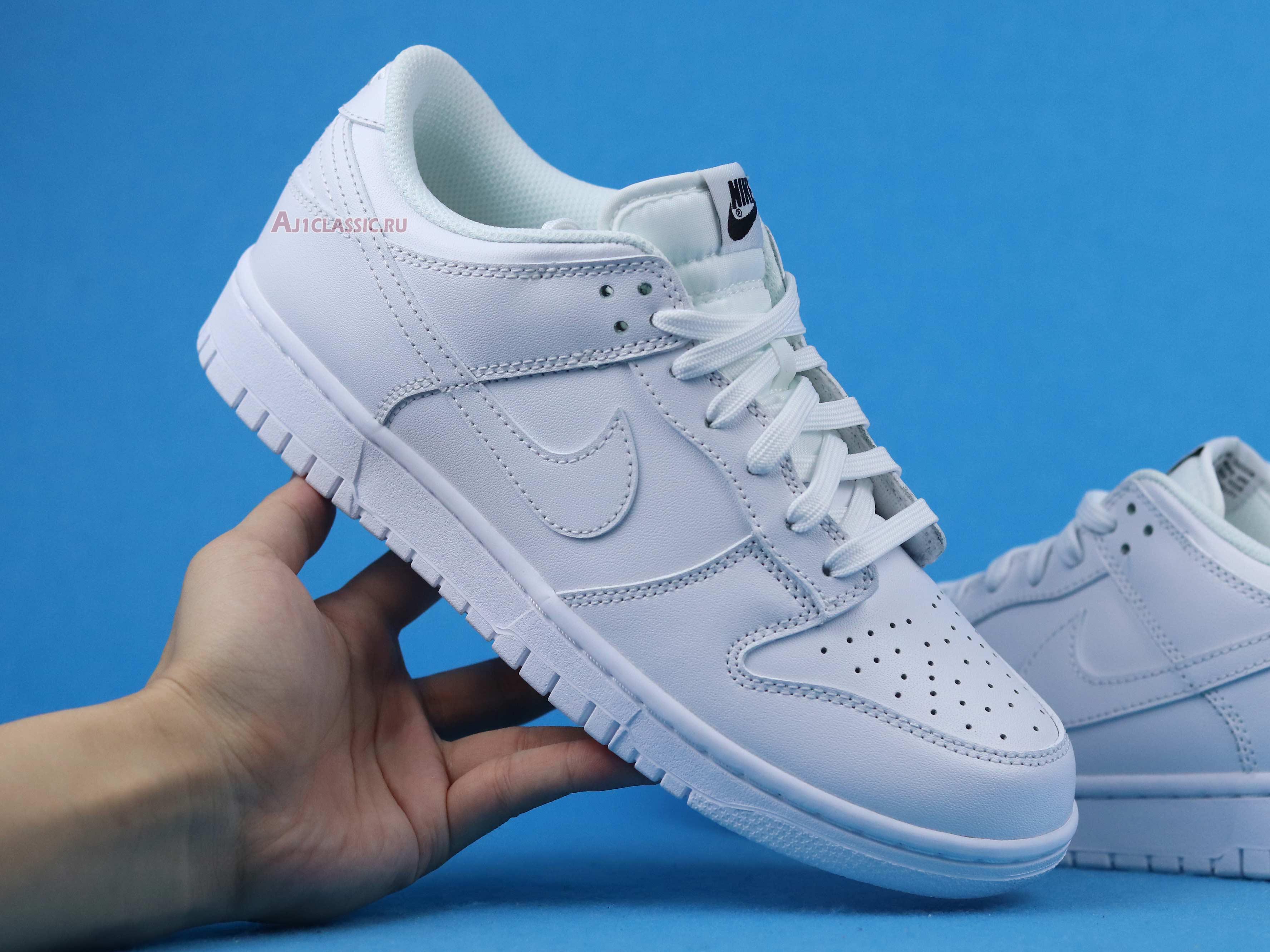 New Nike Dunk Low "Triple White" DD1503-109 Shoes