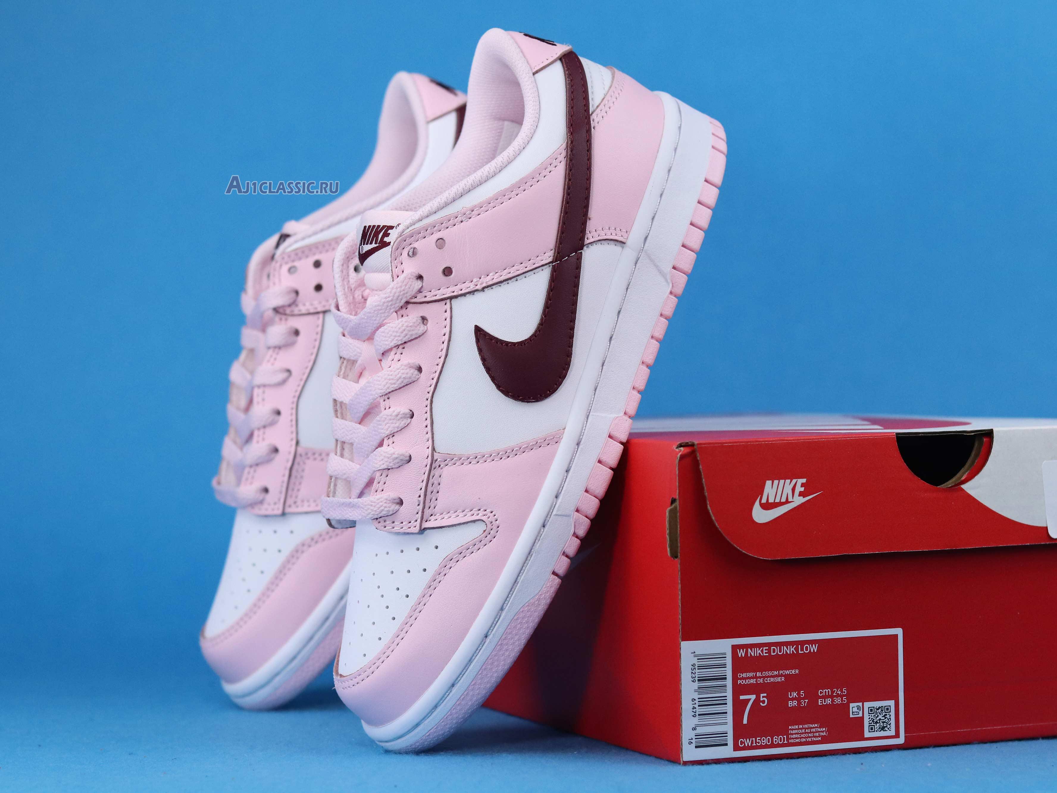 New Nike Dunk Low GS "Pink Foam" CW1590-601 Shoes