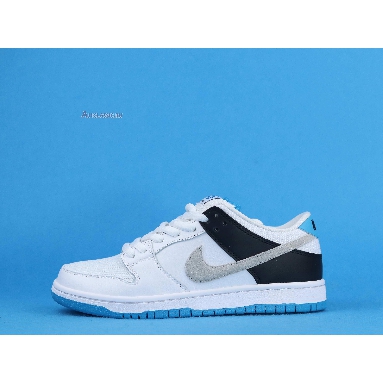 Nike Dunk Low Pro SB Laser Blue BQ6817-101 White/Black/Laser Blue/Neutral Grey Mens Womens Shoes