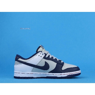 NBA x Nike Dunk Low EMB 75th Anniversary - Nets DD3363-001 Grey Fog/White/Blue Void/Blue Void Mens Womens Shoes