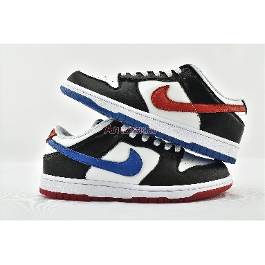 Nike Dunk Low Seoul DM7708-100 Black/White-Red-Blue Sneakers