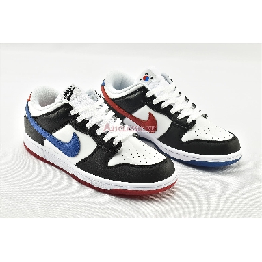 Nike Dunk Low Seoul DM7708-100 Black/White-Red-Blue Mens Womens Shoes