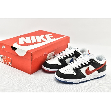 Nike Dunk Low Seoul DM7708-100 Black/White-Red-Blue Sneakers