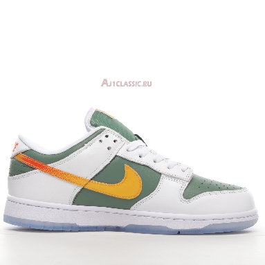 Nike Dunk Low NY vs NY DN2489-300 White/Grenn-Orange Mens Womens Shoes