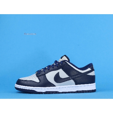 Nike Dunk Low GS Georgetown CW1590-004 Wolf Grey/Dark Obsidian/Total Orange Mens Womens Shoes