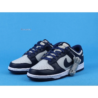 Nike Dunk Low GS Georgetown CW1590-004 Wolf Grey/Dark Obsidian/Total Orange Mens Womens Shoes