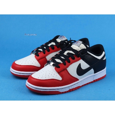 NBA x Nike Dunk Low EMB 75th Anniversary - Bulls DD3363-100 Sail/Black/Black/Chile Red Sneakers