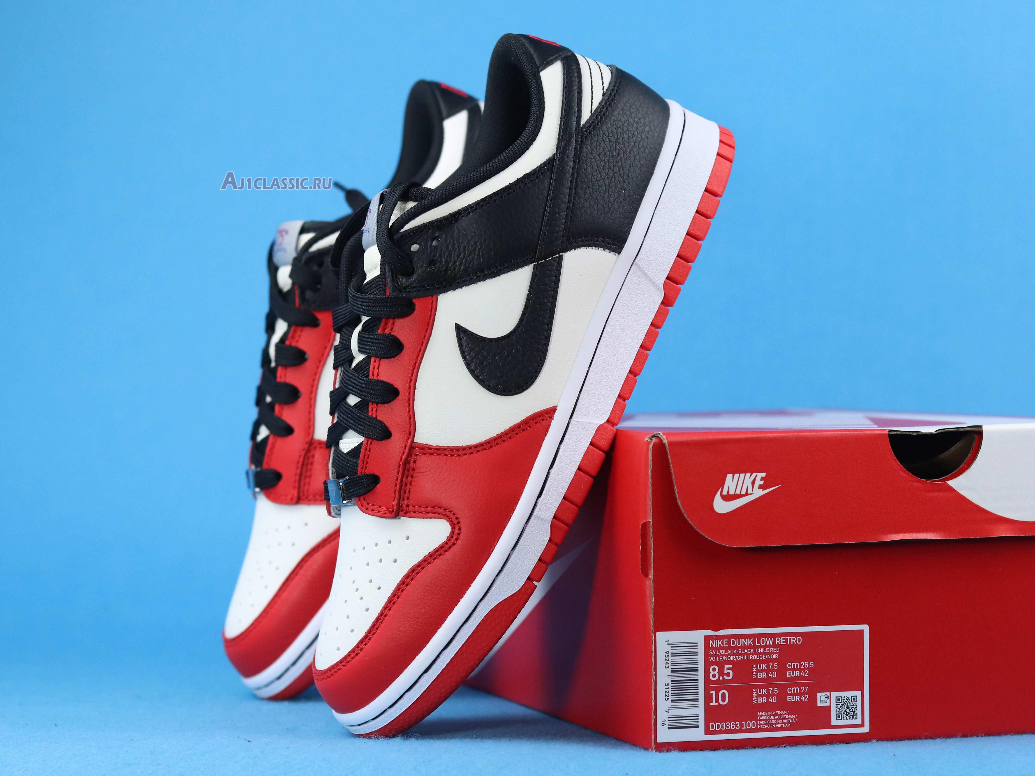 NBA x Nike Dunk Low EMB "75th Anniversary - Bulls" DD3363-100