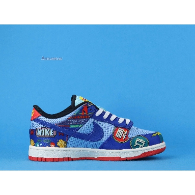 Nike Dunk Low Chinese New Year - Firecracker DD8477-446 Copa/Hyper Blue/Chile Red/Sail Mens Womens Shoes