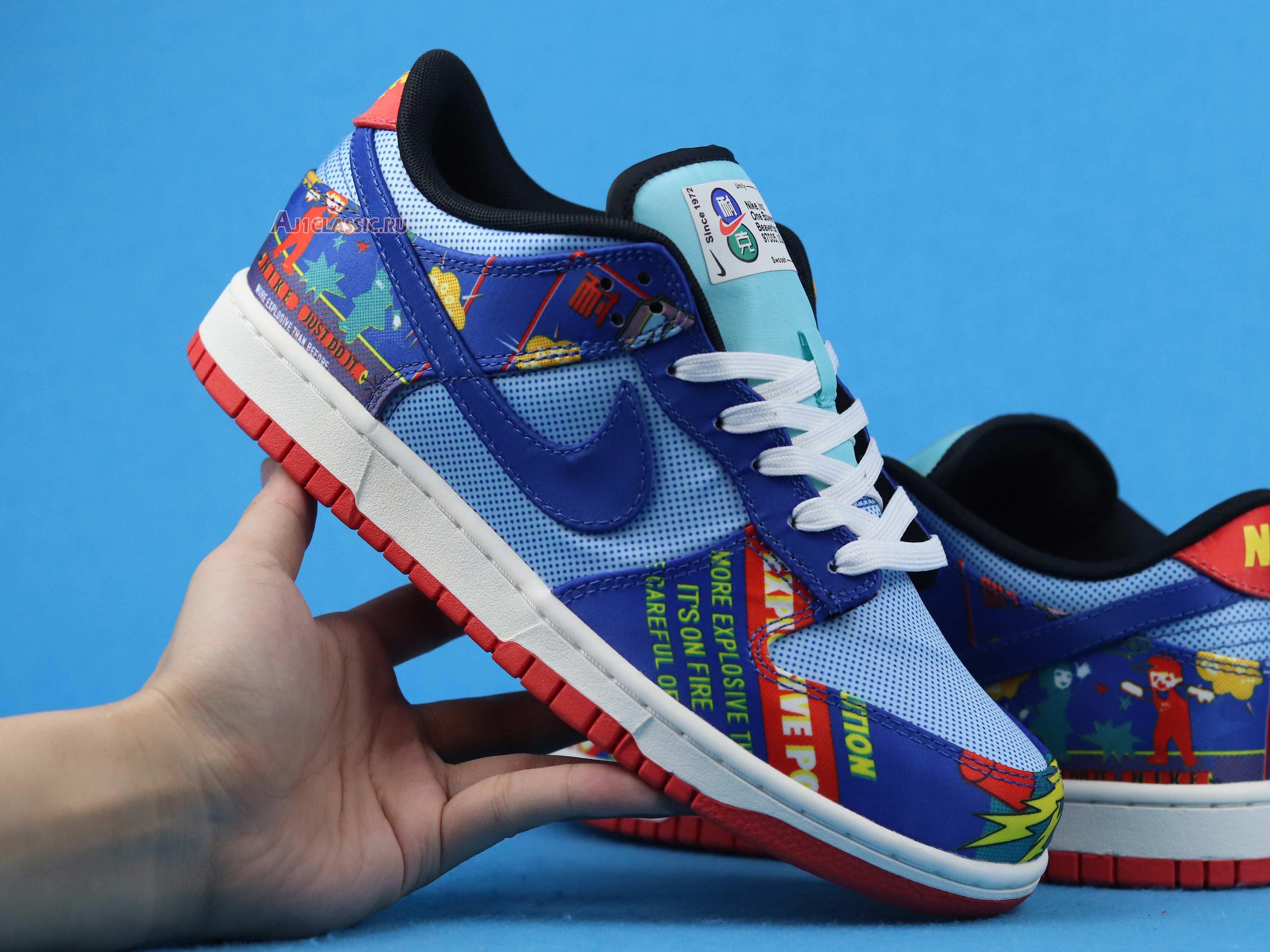 New Nike Dunk Low "Chinese New Year - Firecracker" DD8477-446 Shoes