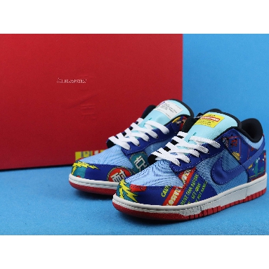 Nike Dunk Low Chinese New Year - Firecracker DD8477-446 Copa/Hyper Blue/Chile Red/Sail Mens Womens Shoes