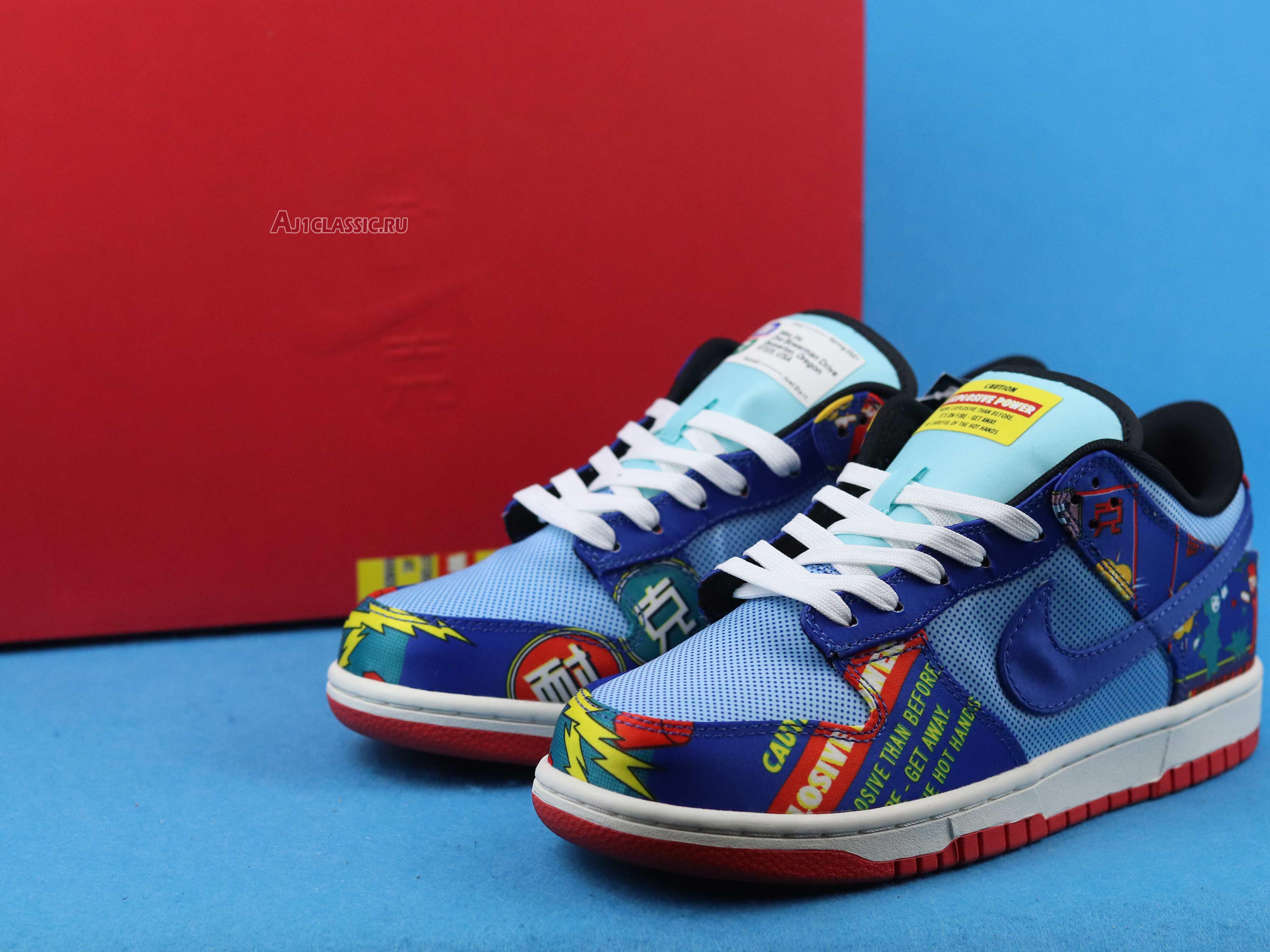 New Nike Dunk Low "Chinese New Year - Firecracker" DD8477-446 Shoes