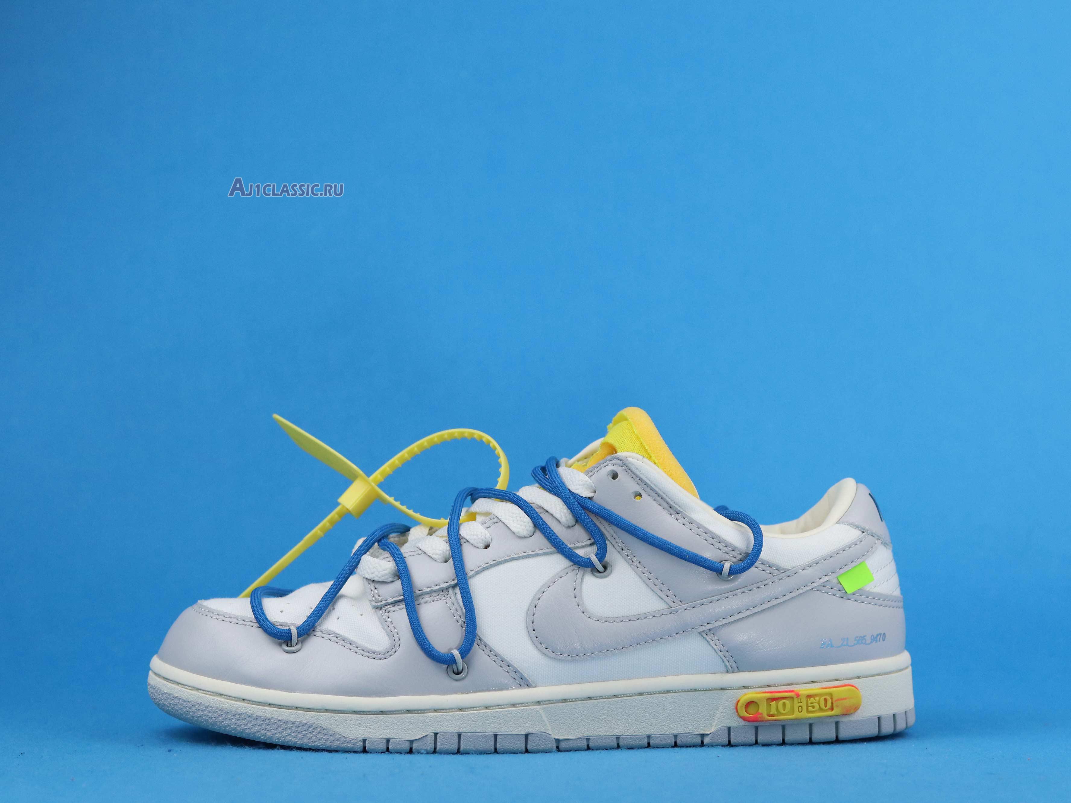 New Off-White x Nike Dunk Low "Lot 10 of 50" DM1602-112 Shoes