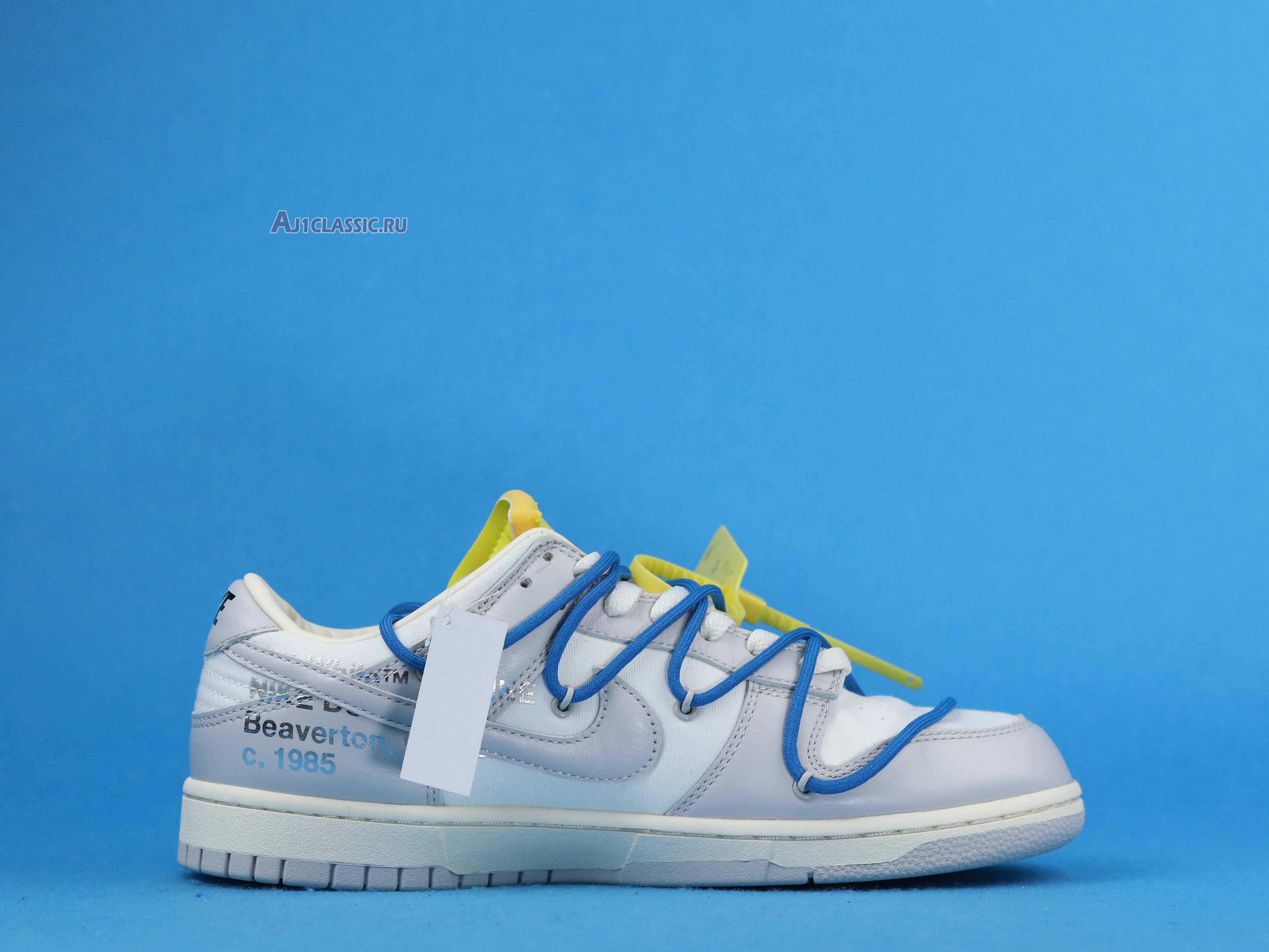 New Off-White x Nike Dunk Low "Lot 10 of 50" DM1602-112 Shoes