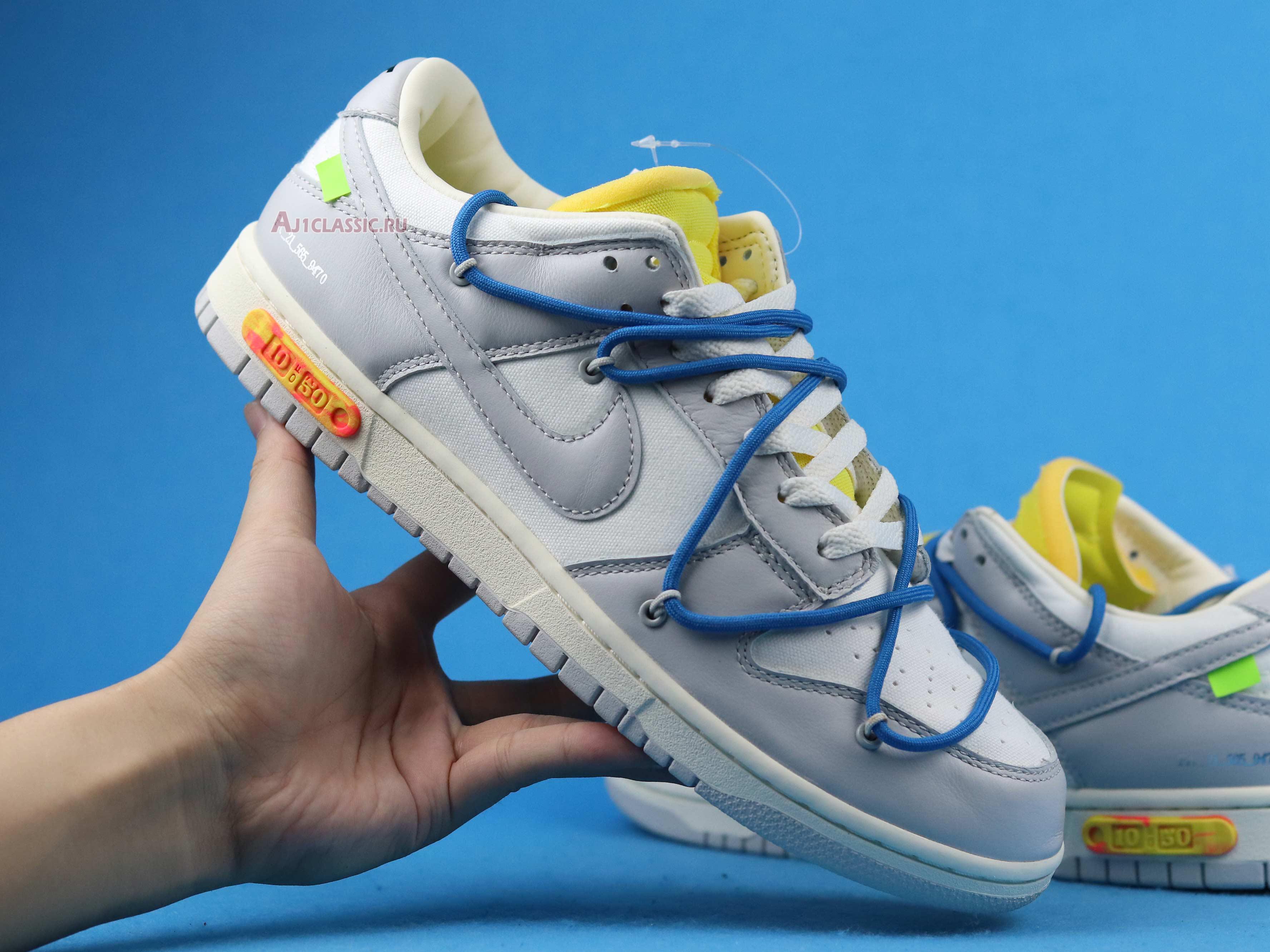 New Off-White x Nike Dunk Low "Lot 10 of 50" DM1602-112 Shoes