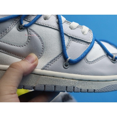 Off-White x Nike Dunk Low Lot 10 of 50 DM1602-112 Sail/Neutral Grey/Battle Blue Mens Womens Shoes